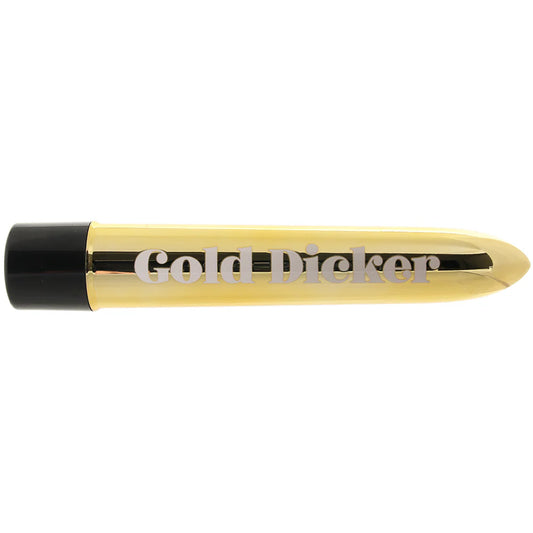 Gold Dicker Personal Vibrator