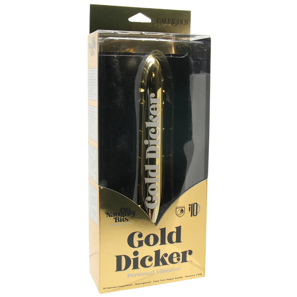 Gold Dicker Personal Vibrator