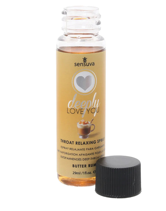 Deeply Love You Throat Relaxer 1oz/29ml in Butter Rum