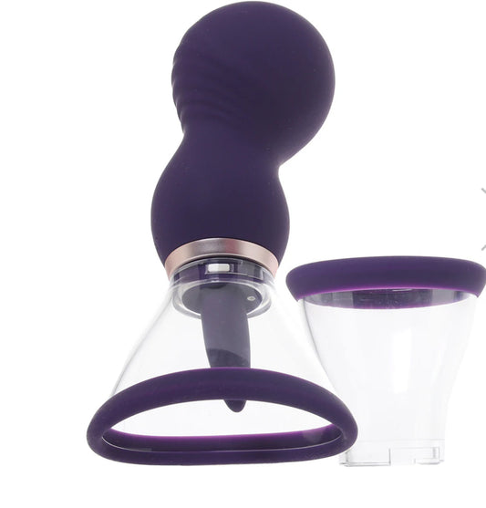Pumped Sensual Vulva & Breast Pump in Purple