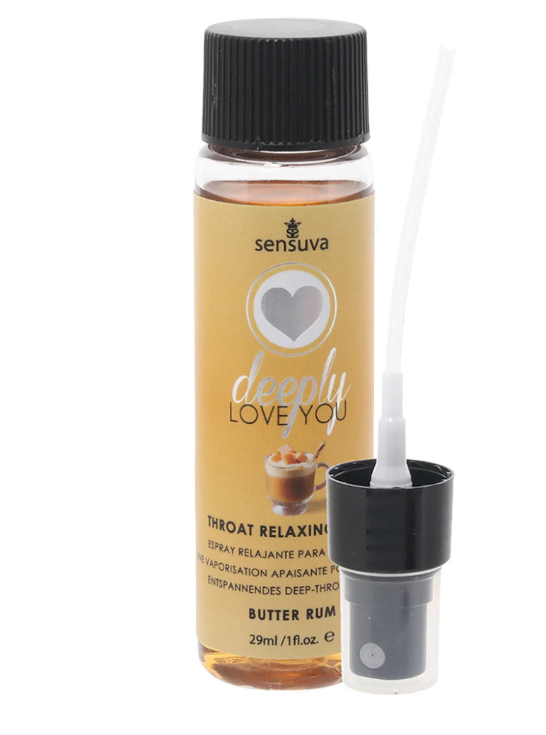 Deeply Love You Throat Relaxer 1oz/29ml in Butter Rum