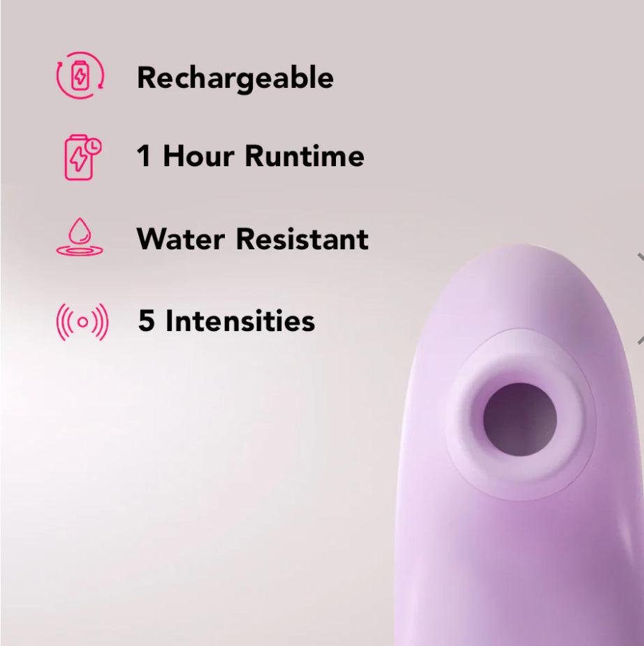 Pulse Lite Neo Suction Stimulator with App in Lavender