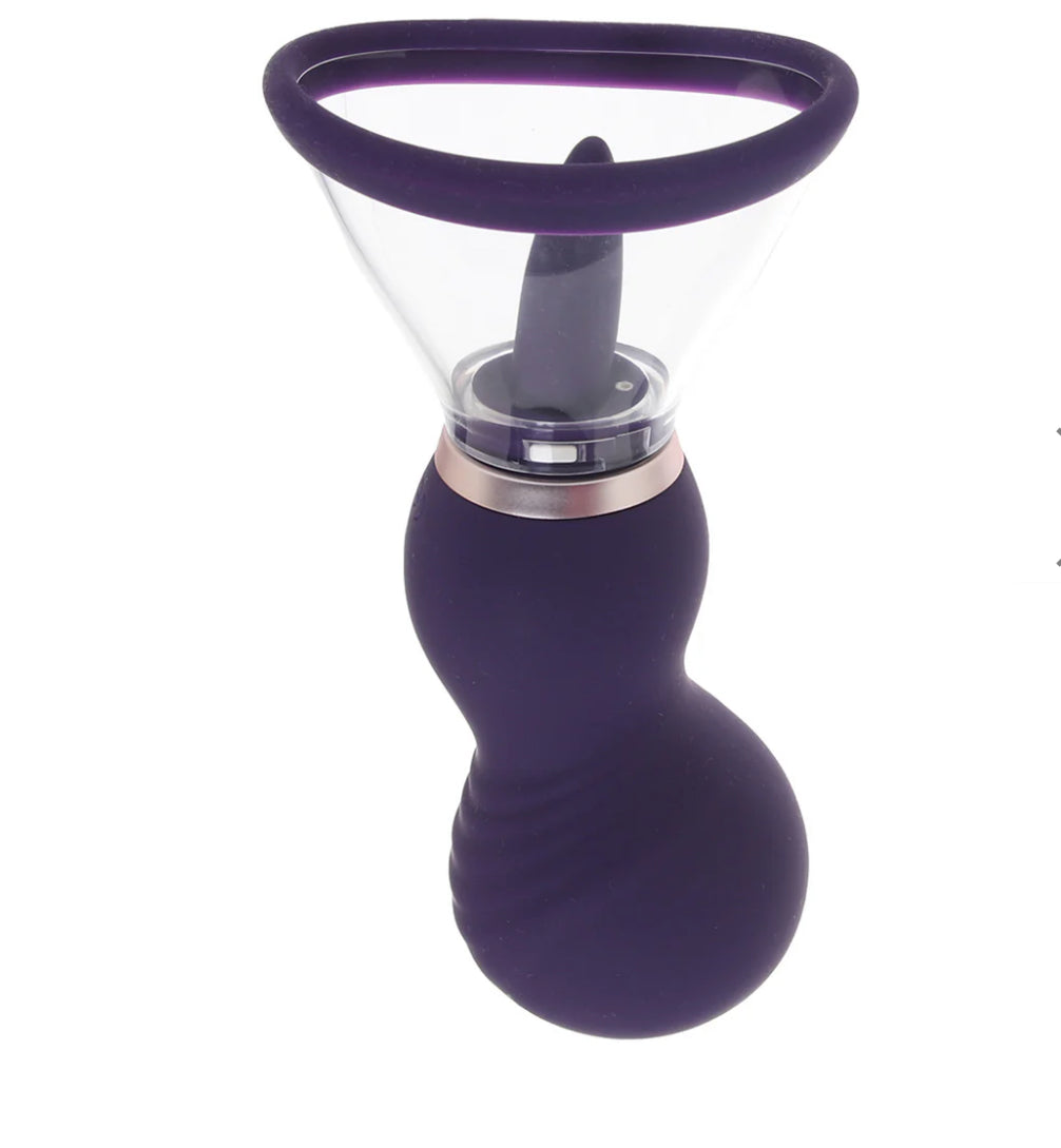 Pumped Sensual Vulva & Breast Pump in Purple