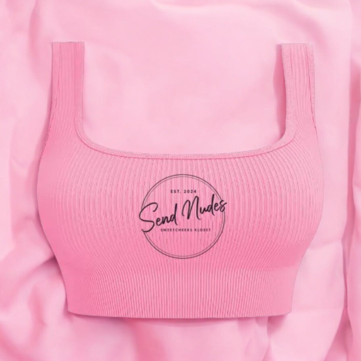 “Send Nudes” Ribbed Tank